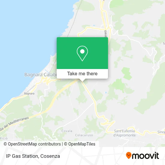 IP Gas Station map