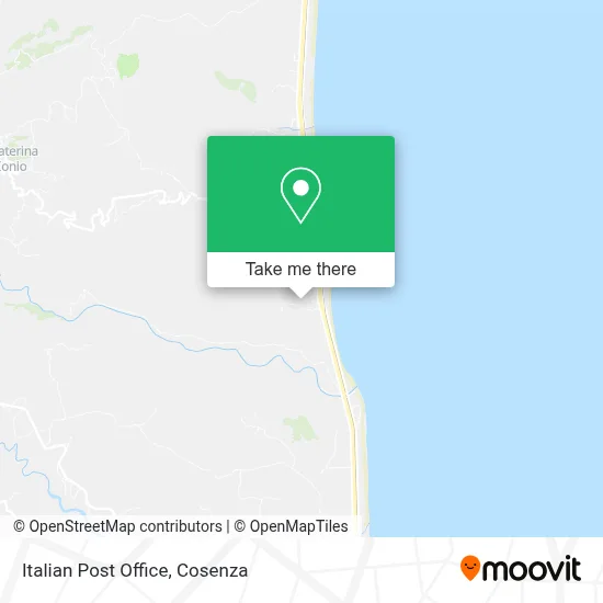 Italian Post Office map