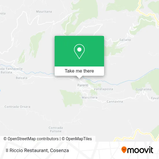 Il Riccio Restaurant map