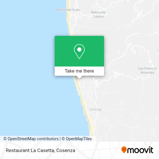 Restaurant La Casetta map