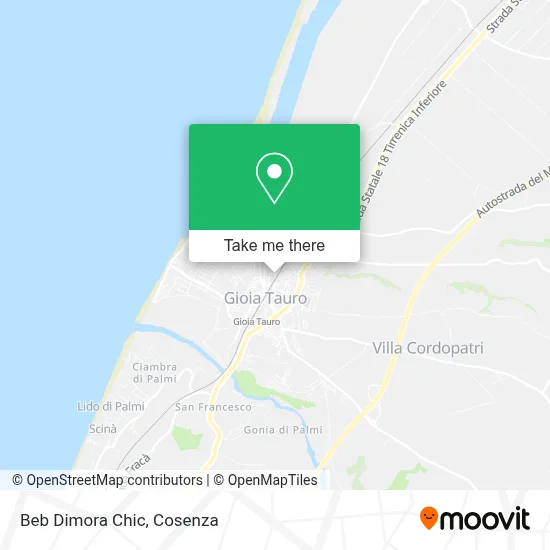 Beb Dimora Chic map
