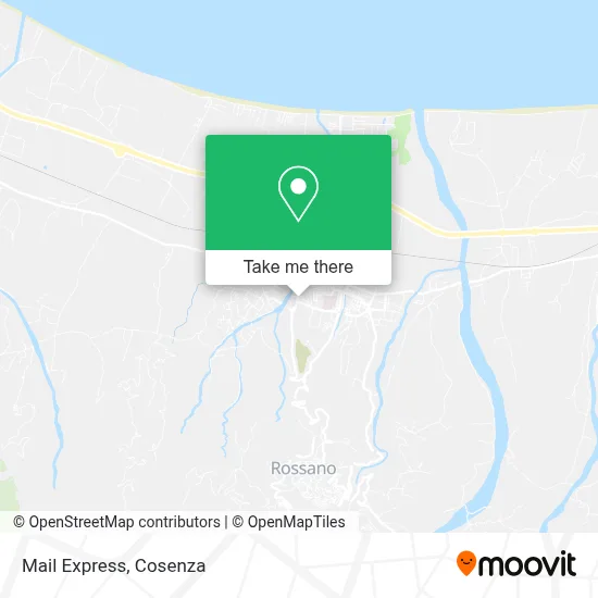 Mail Express map