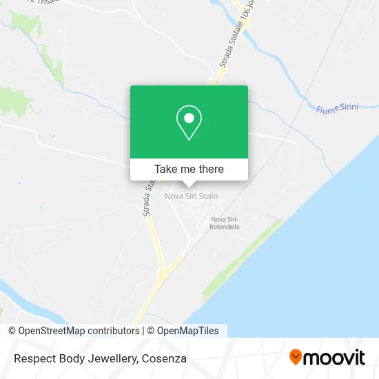 Respect Body Jewellery map