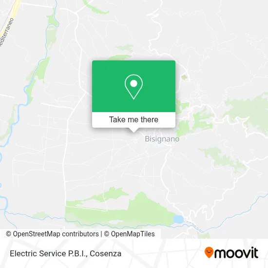 Electric Service P.B.I. map