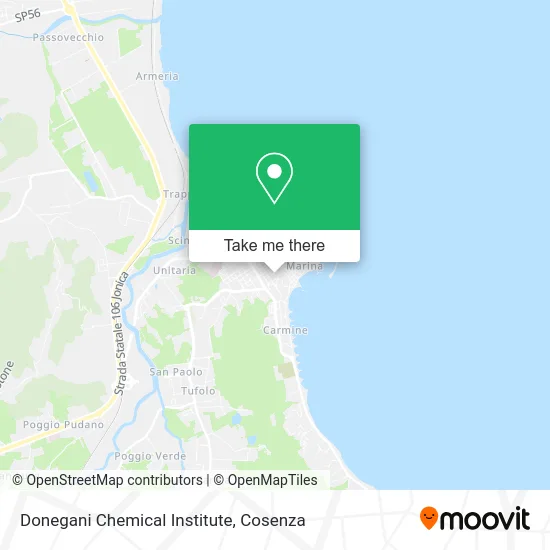 Donegani Chemical Institute map