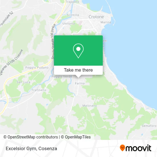 Excelsior Gym map