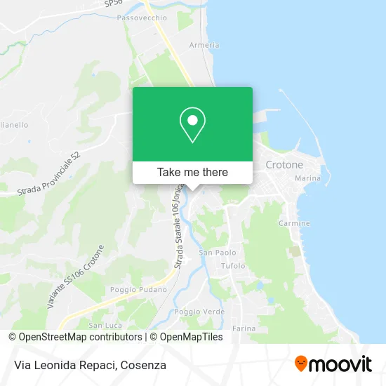 Leonida Repaci Street map