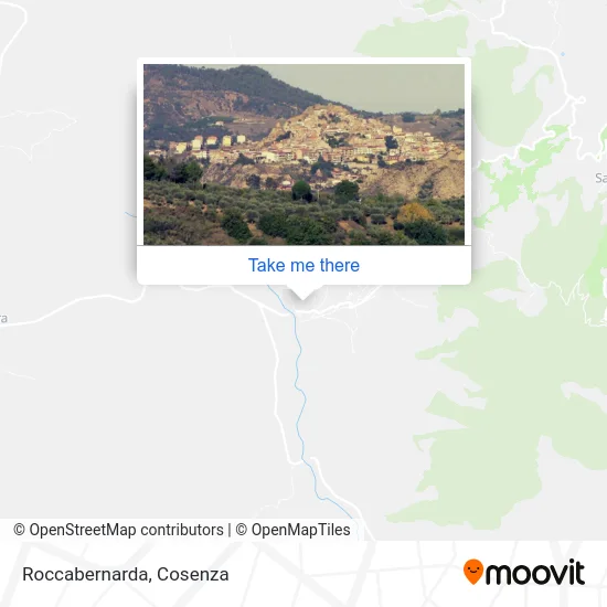 Roccabernarda map