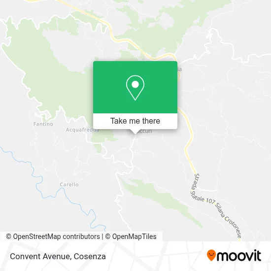 Convent Avenue map