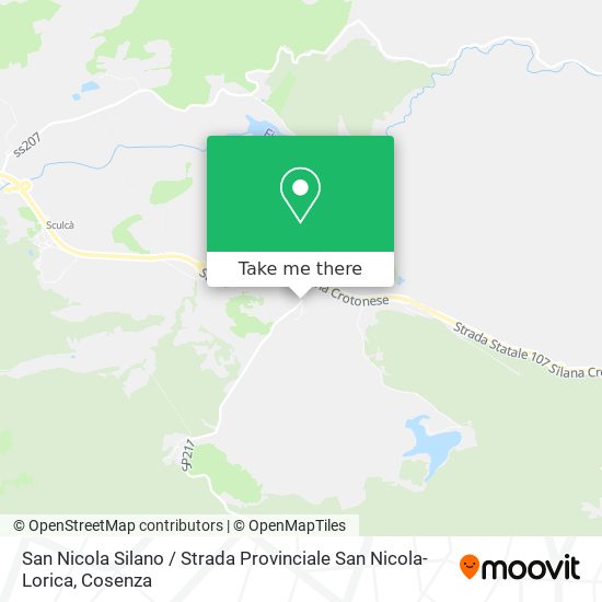 San Nicola Silano / Strada Provinciale San Nicola-Lorica map