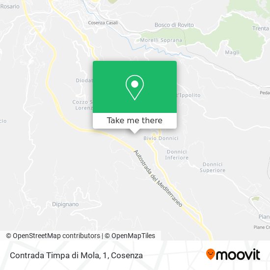 Contrada Timpa di Mola, 1 map