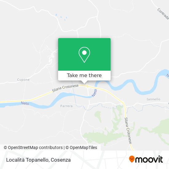 Località Topanello map