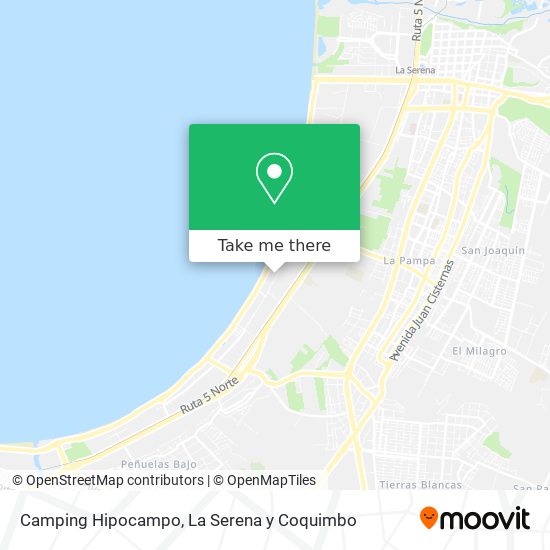 Mapa de Camping Hipocampo