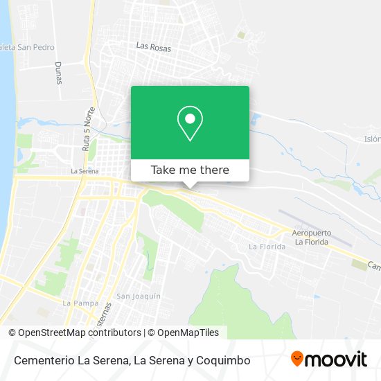 Cementerio La Serena map