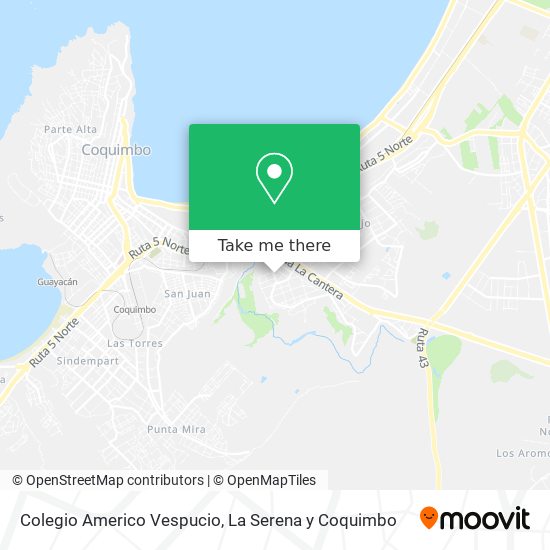 Colegio Americo Vespucio map