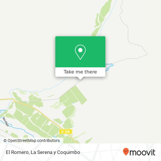 El Romero map