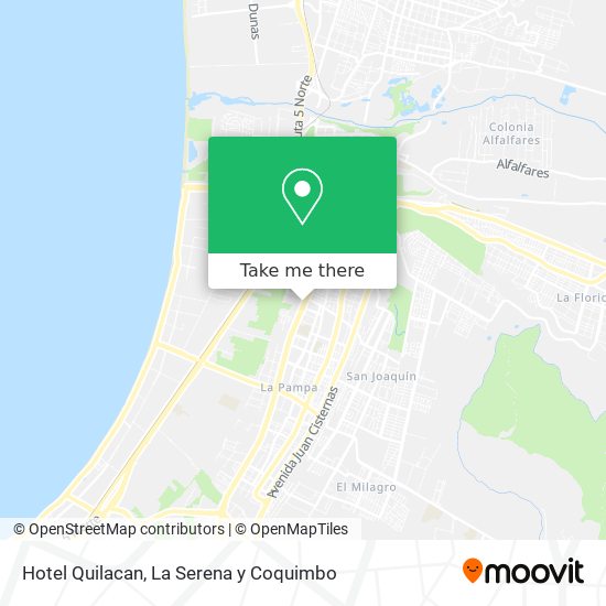 Mapa de Hotel Quilacan