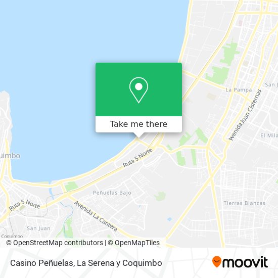 Casino Peñuelas map