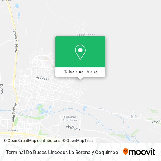 Terminal De Buses Lincosur map
