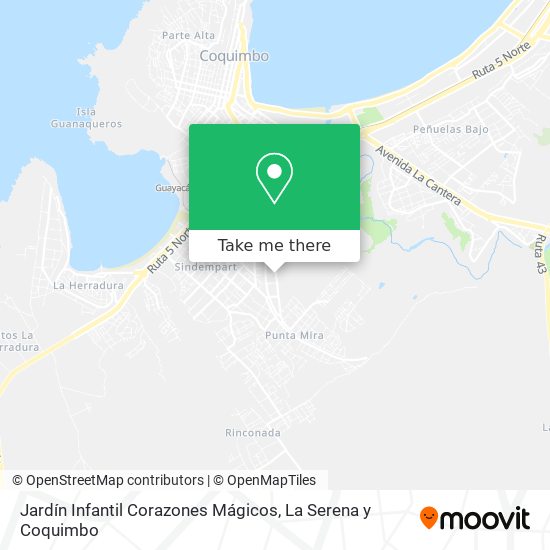 Jardín Infantil Corazones Mágicos map
