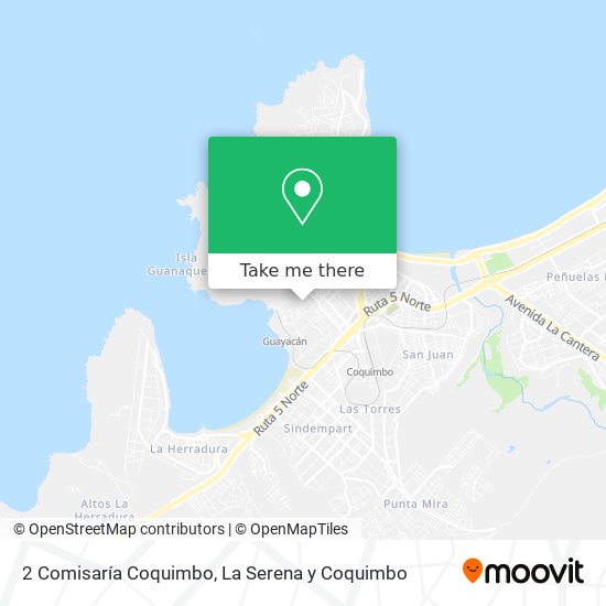 2 Comisaría Coquimbo map