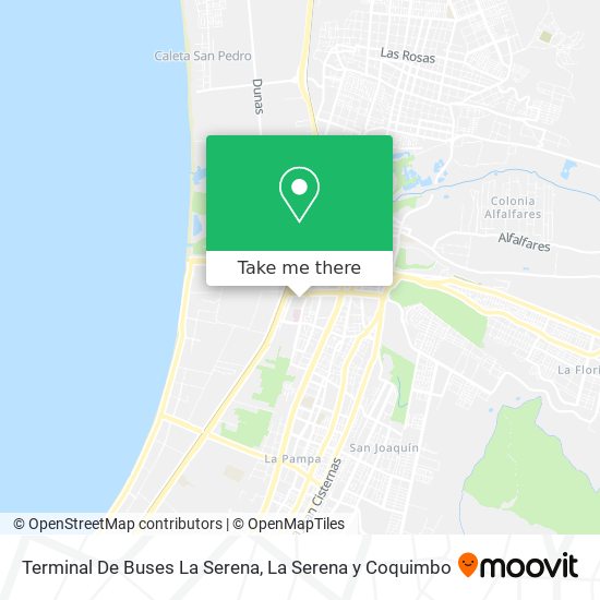 Terminal De Buses La Serena map