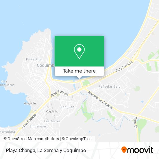 Playa Changa map