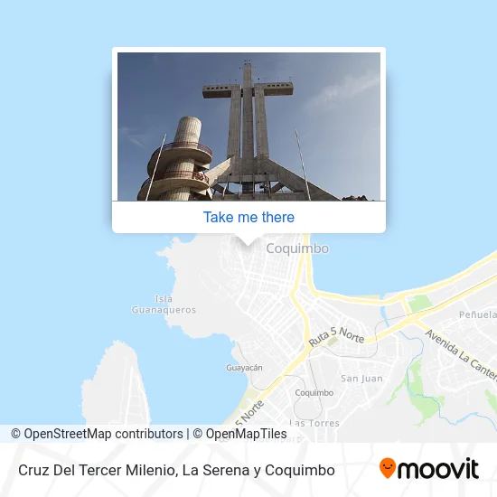 Mapa de Cruz Del Tercer Milenio