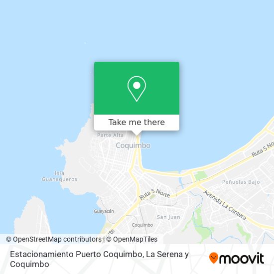 Estacionamiento Puerto Coquimbo map