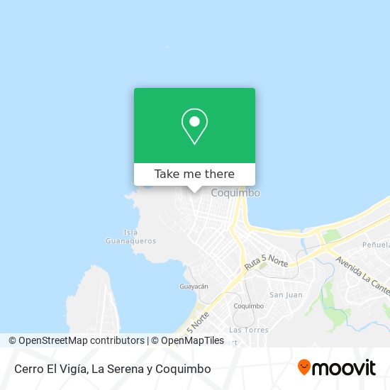 Mapa de Cerro El Vigía