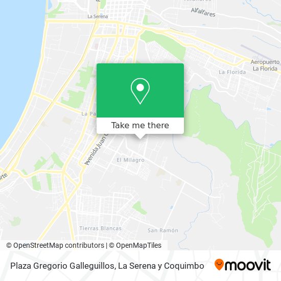 Plaza Gregorio Galleguillos map