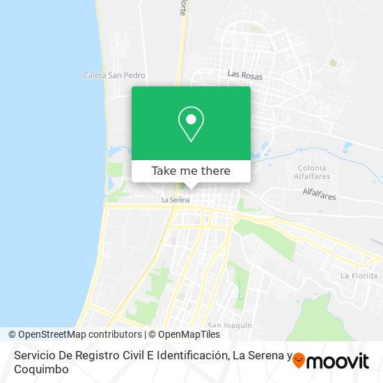 Servicio De Registro Civil E Identificación map