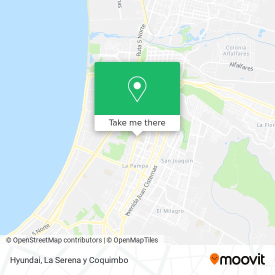 Mapa de Hyundai