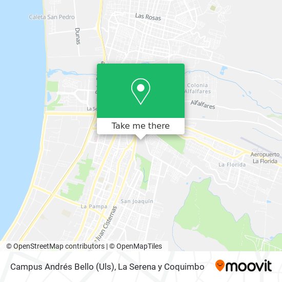 Campus Andrés Bello (Uls) map