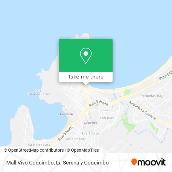 Mapa de Mall Vivo Coquimbo