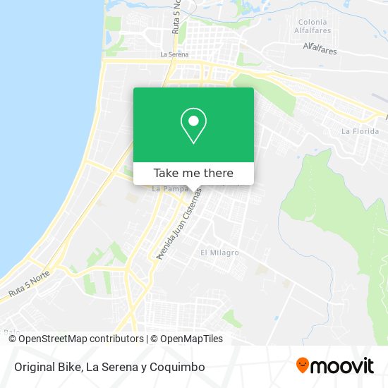 Mapa de Original Bike