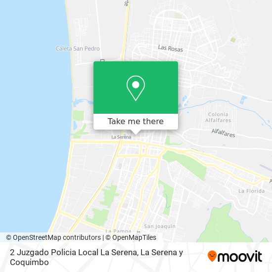 2 Juzgado Policia Local La Serena map