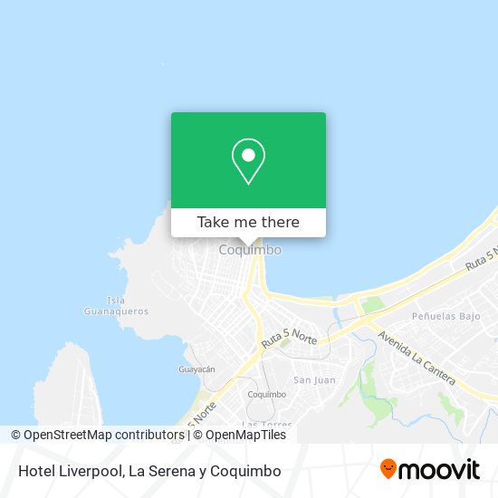 Hotel Liverpool map