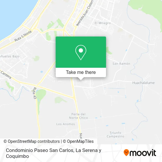 Condominio Paseo San Carlos map