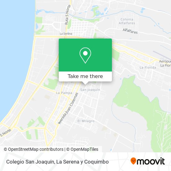 Colegio San Joaquín map
