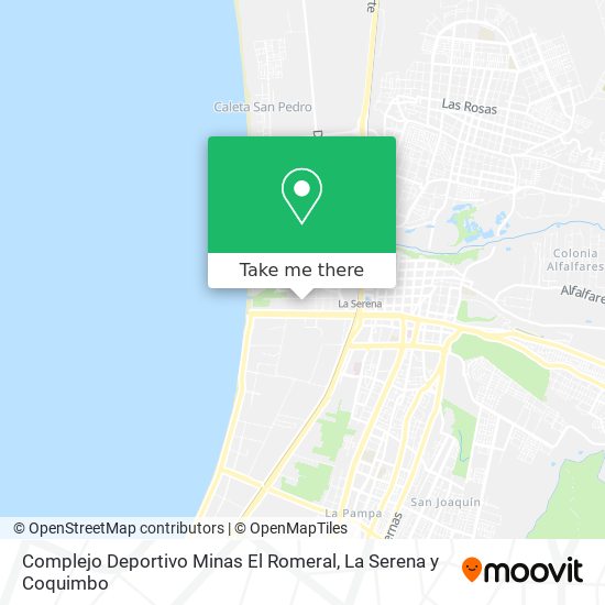 Mapa de Complejo Deportivo Minas El Romeral