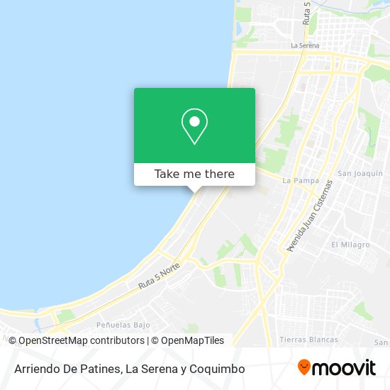 Arriendo De Patines map