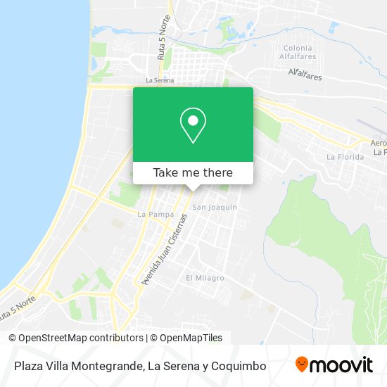 Mapa de Plaza Villa Montegrande