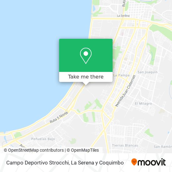 Campo Deportivo Strocchi map