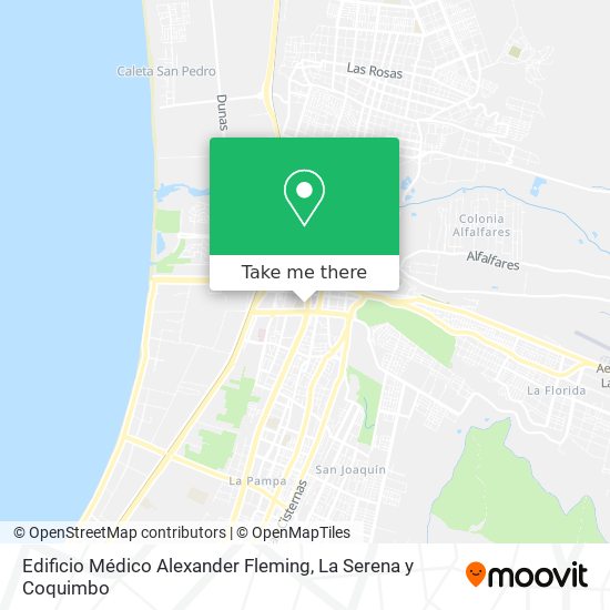 Mapa de Edificio Médico Alexander Fleming
