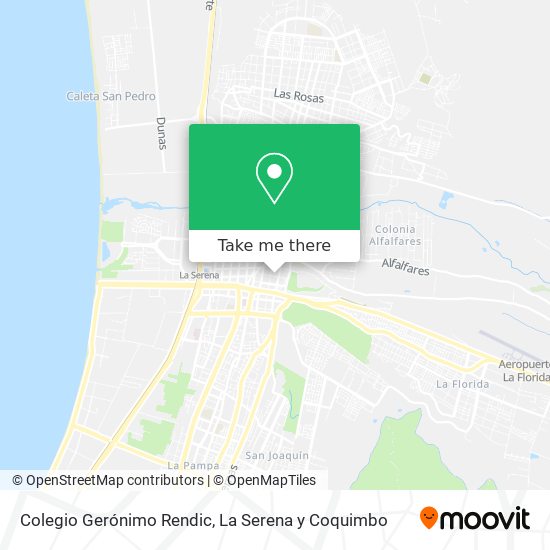 Colegio Gerónimo Rendic map