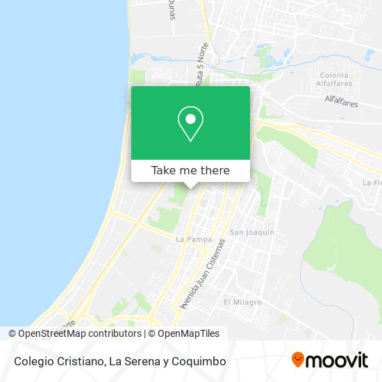 Colegio Cristiano map