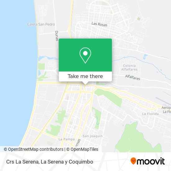 Crs La Serena map