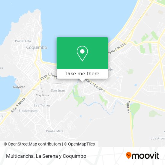 Mapa de Multicancha