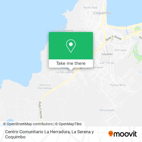 Mapa de Centro Comunitario La Herradura